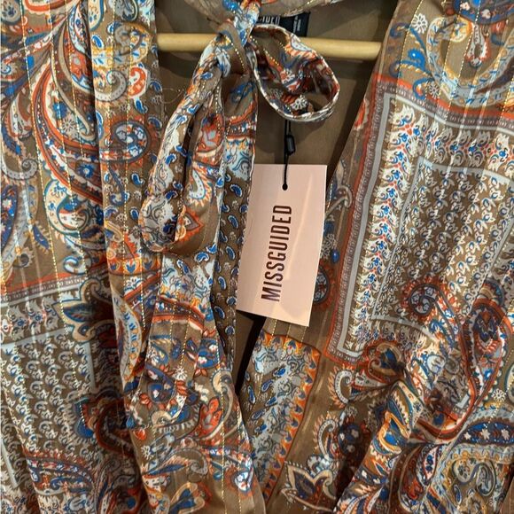 Missguided Multicolor Paisley Dress - Picture 5 of 8